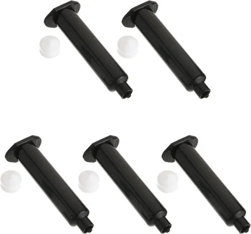 Miniatura 6 de Auniwaig 5 unids 3cc dispensador de soldadura pegamento conos accesorios 0.1 fl oz máquina dispensadora tubo adhesivo negro dispensador líquido