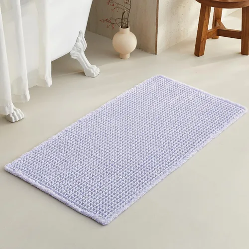 Miniatura 152 de TYUU Tapete de baño estilo gofre, tapete de baño bohemio, antideslizante, lavable, súper absorbente, de secado rápido, bonito tapete de baño