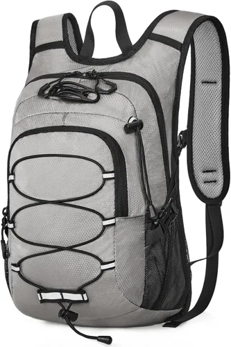 Miniatura 7 de Mochila de senderismo para niños de 12 litros, mochila de hidratación pequeña, mochila de campamento impermeable para niños 5-10, sin vejiga de agua