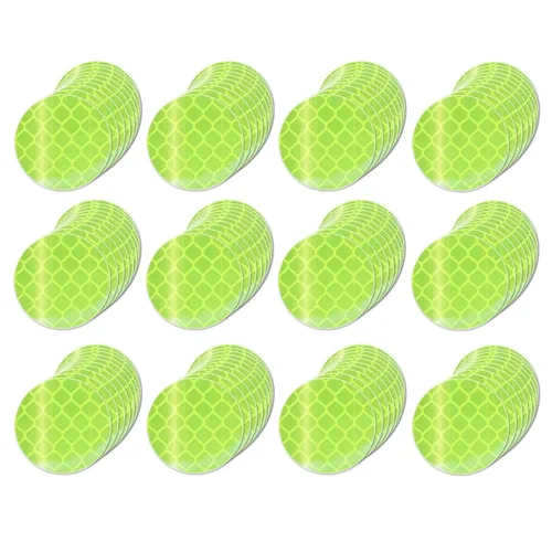 Miniatura 46 de Cinta reflectante blanca de 4 pulgadas, adhesivo de seguridad de advertencia impermeable para exteriores (10 pies)
