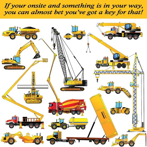 Miniatura 6 de YASASHII Juego de 31 llaves de equipo de construcción pesada para Cat, JD, Case, Komatsu, Hyster, Kubota, JCB, Bobcat, Daewoo, JLG, Toyota y más