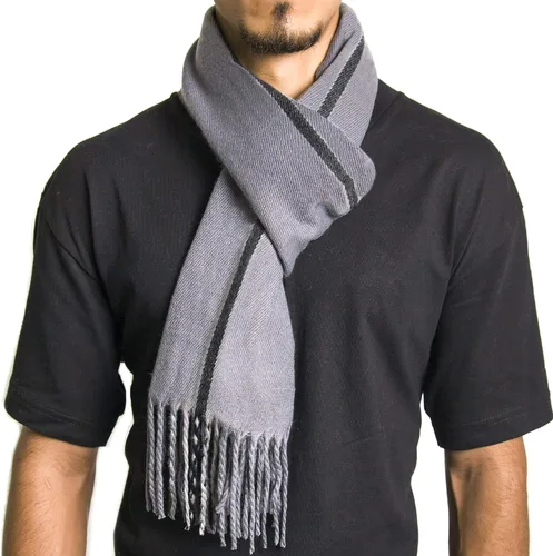 Miniatura 115 de Alpine Swiss Bufanda a cuadros para hombre, ultra suave, chal de invierno, cálido, ligero, para clima frío