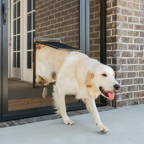 Miniatura 2 de PetSafe Puerta de malla para mascotas - Resistente, a prueba de desgarros y perforaciones para perros y gatos - Compatible con puerta contra