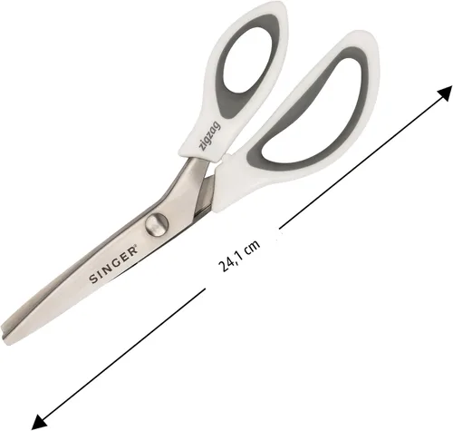 Miniatura 3 de SINGER Tijeras de 9" con dientes para tela - Tijeras en zigzag para tela
