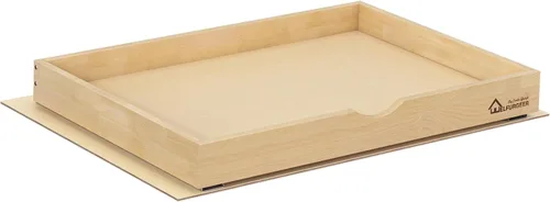 Miniatura 14 de WelFurGeer Cajones extraíbles de cierre suave para armarios, cajón extraíble de 17 pulgadas de ancho x 21 pulgadas de profundidad con toboganes