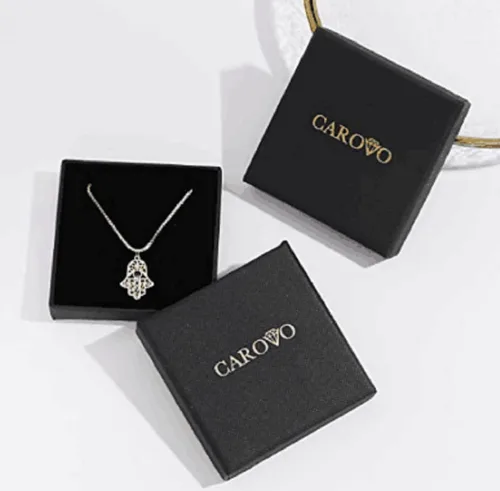 Miniatura 9 de CAROVO Collar de oro para mujer, delicados collares de oro de 14 quilates, collares de diamantes chapados en oro de 14 quilates, lindos collares