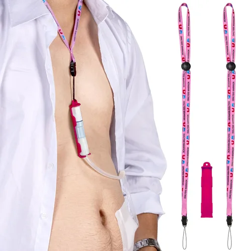 Miniatura 9 de Soporte patentado de transferencia de diálisis peritoneal para Baxter, accesorios para cinturón de soporte de catéter PD Gris