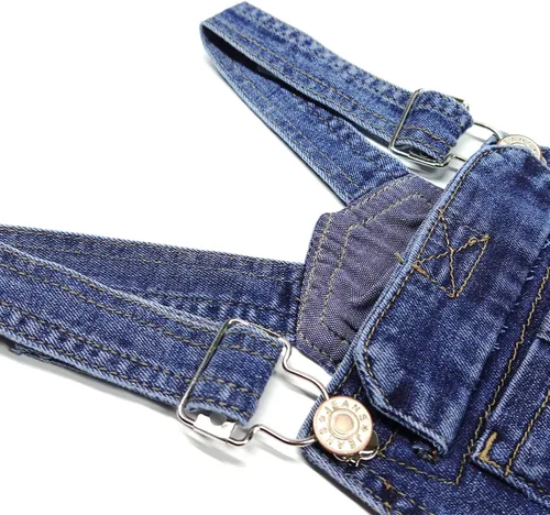 Miniatura 5 de KIDSCOOL SPACE Pantalones cortos para niñas, pantalones cortos de mezclilla elásticos para bebés