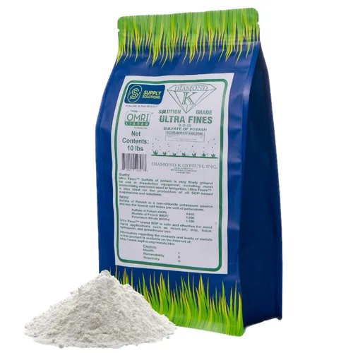 Miniatura 10 de Supply Solutions Sulfato de potasa 0-0-50 - Fertilizante orgánico de potasa - Adecuado para fertirrigación, sistemas de goteo, foliar, hidroponía