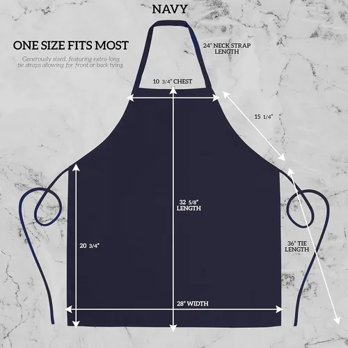 Miniatura 2 de GREEN LIFESTYLE Paquete de 12 delantales profesionales de chef – Delantales para asar para hombres, delantal de cocina impermeable para barbacoa