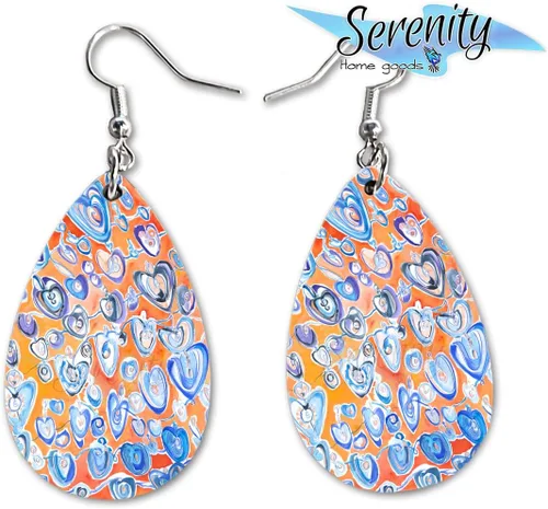 Miniatura 15 de Maureen Claffy Artist Collection Compassion Teardrop Dangle Earrings Set Cute Girls Womens Jewelry Earings Holiday Gifts Summer Decorations