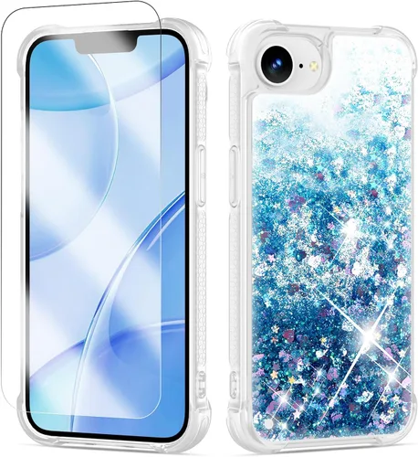 Miniatura 47 de Funda con purpurina para Samsung Z Flip 3, a prueba de golpes, funda de TPU transparente con purpurina líquida para Samsung Z Flip 3 para mujer