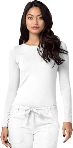 Miniatura 2 de Adar Uniforms - Juego de 3 camisetas de mujer manga larga para utilizar debajo del uniforme
