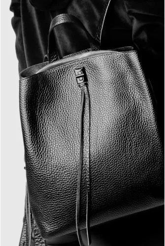 Miniatura 6 de Rebecca Minkoff Darren Backpack - Mochila de cuero para mujer, mochila de moda para mujer, correa de hombro ajustable, bolso de mochila elegante