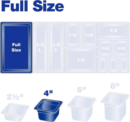 Miniatura 10 de Carlisle FoodService Products StorPlus Contenedor de almacenamiento de alimentos de tamaño completo para servir y almacenar alimentos calientes