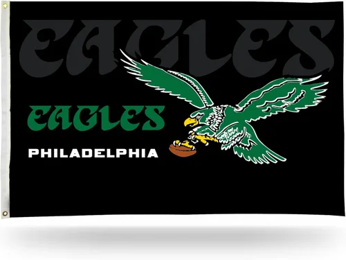 Miniatura 45 de NFL Rico Industries - Bandera estándar de 3 x 5 pies, de una cara, para interior o exterior, decoración del hogar