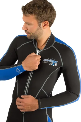 Miniatura 5 de Cressi Traje de neopreno con cremallera frontal completa para hombre para natación, esnórquel, buceo - Lido Long: Diseñado en Italia