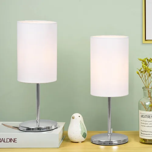 Miniatura 8 de Alee - Juego de 2 lámparas de mesa amarillas para sala de estar y dormitorio, 4.33 pulgadas de alto, 12.21 pulgadas, bombilla excluida