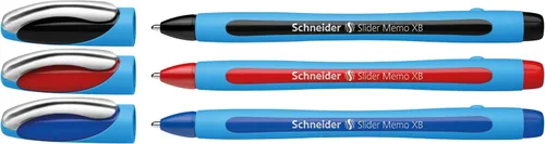 Schneider Slider Memo XB Bolígrafo, Asstd Colores