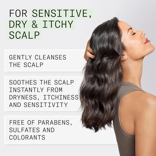 Miniatura 4 de Nioxin Scalp Relief Cleansing Shampoo Soothes, Hydrates, & Thickens Hair For Sensitive, Dry, & Itchy Scalp Made with Aloe Vera & Vitamin E