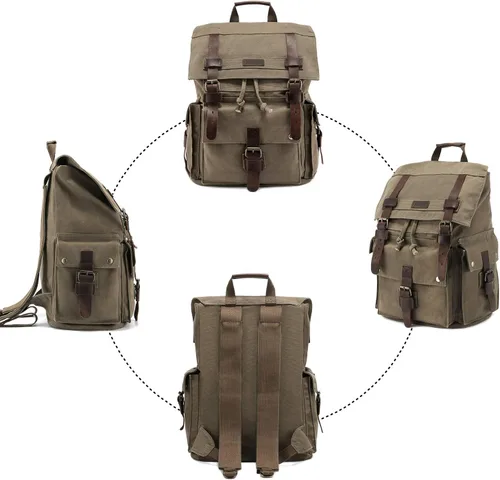 Miniatura 7 de Mochila Kattee de lona para hombre