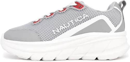 Miniatura 2 de Nautica Zapatos deportivos con cordones para niños, cómodos zapatos para correr para niños y niñas, niños pequeños y grandes
