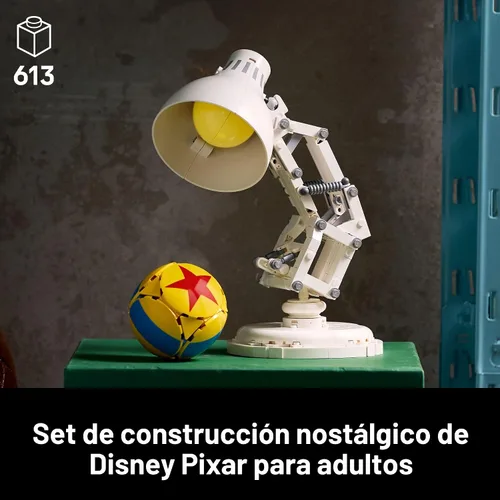 Miniatura 2 de LEGO Ideas Disney Pixar Luxo Jr. - Juego de decoración de habitación y construcción para adultos - Decoración de oficina y escritorio para mujeres