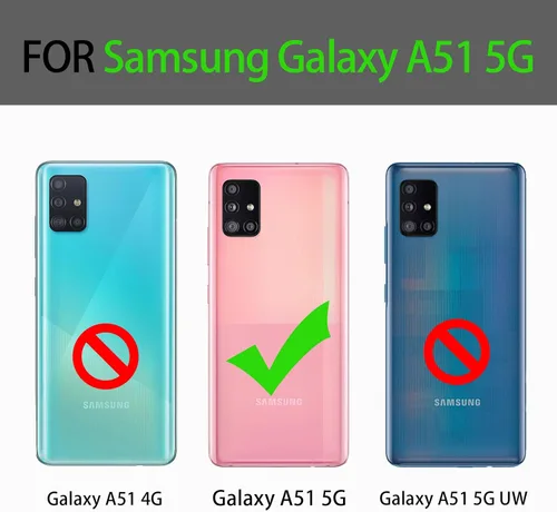 Miniatura 2 de Funda para Galaxy A51 5G (no compatible con la versión A51 4G) con correa de cordón, para niñas y mujeres, diseño lindo de anime, funda de silicona