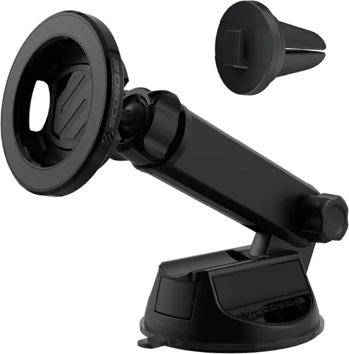 Miniatura 13 de Scosche MagSafe - Soporte magnético para teléfono para salpicadero de automóvil y ventilación con rotación de 360°, soporte de teléfono celular 2