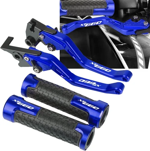 Miniatura 2 de DOUKI Para Yamaha XT660Z TENERE 2008-2016 XT660 Z - Palancas de embrague de freno corto para motocicleta, embrague, empuñaduras, extremos