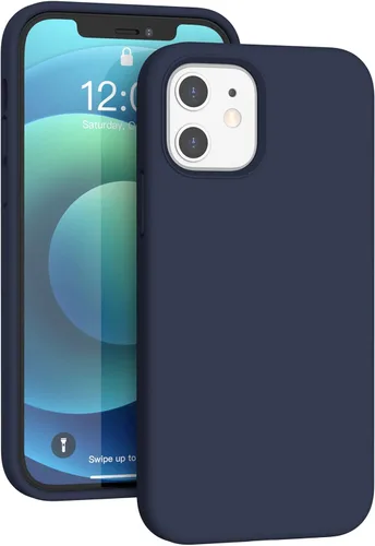 Miniatura 13 de Funda de silicona líquida compatible con iPhone 11 (6.1 pulgadas), cubierta de goma de gel de protección completa con forro de microfibra suave