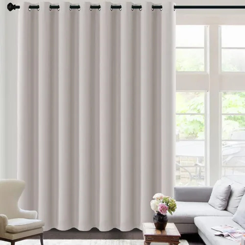 Miniatura 146 de H.VERSAILTEX - Cortinas blackout con aislamiento térmico y ojales en la parte superior, para patios, puertas correderas y división de habitaciones