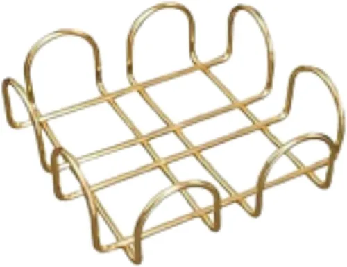 Miniatura 3 de Napkin Holder Gold Metal Square Vertical Cafe Napkin Dispenser Tabletop Paper Kitchen Napkin Holder - Gold