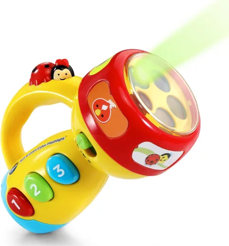 Miniatura 8 de VTech Spin and Learn Linterna de Color, Verde Lima