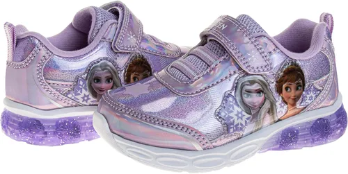 Miniatura 4 de Disney Zapatos de correr sin cordones con luz de Frozen para niñas (bebéniña pequeña)