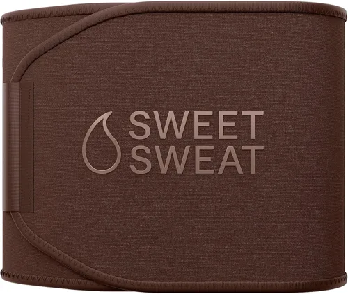 Miniatura 12 de Sweet Sweat - Faja reductora de cintura de la serie Toned - Cinturón de fitness premium para mejorar la sudoración para mujeres y hombres - 5 tallas