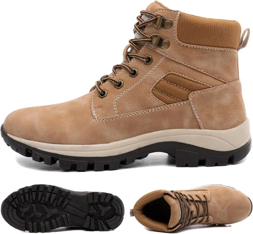 Miniatura 2 de VISCOZZY Botas de senderismo casuales con cordones para mujer