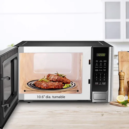 Miniatura 5 de BLACK+DECKER Microondas digital con puerta giratoria y botón de seguridad para niños