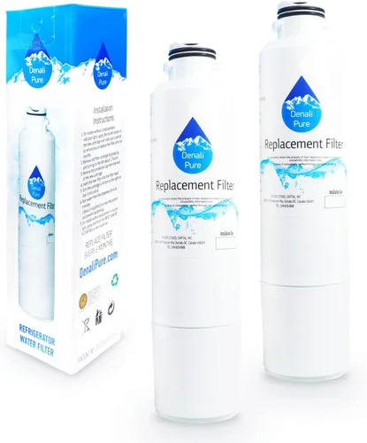 Paquete de 2 filtros de agua de repuesto para refrigerador Samsung RFG293HABP, compatible con Samsung DA29-00020B, DA29-00020A, cartucho de filtro