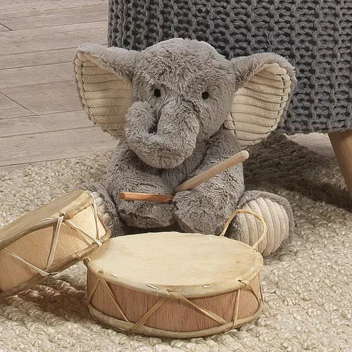 Miniatura 3 de Lambs & Ivy Jungle Safari Elefante de Peluche Gris Juguete Animal de Peluche - Jett