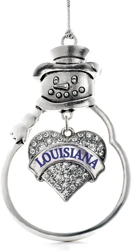 Miniatura 16 de Inspired Silver - Big Sis - Adorno de Navidad plateado - Adorno de árbol de Navidad con dije de corazón con circonita cúbica - Decoración colgante