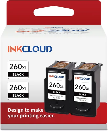 Cartucho de tinta negra de repuesto 260XL para Canon 260XL PG-260 260 PG260 compatible con Canon Pixma TS6420a TS6420 TR7020a TS5300 TS5320 TR7020 -