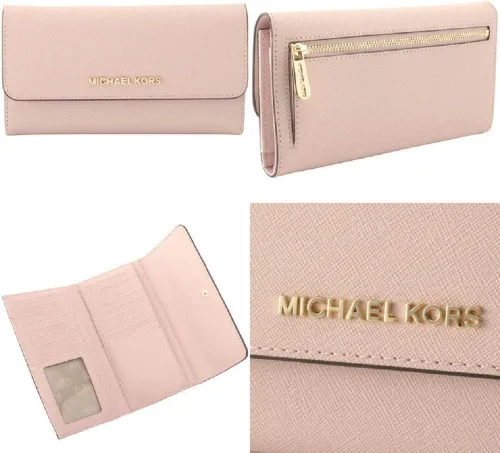 Miniatura 2 de Michael Kors - Cartera de viaje para mujer, tamaño grande, con tres pliegues.