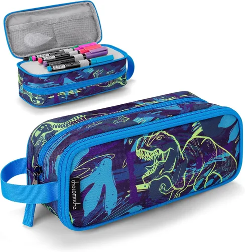 Miniatura 11 de Estuche para lápices Choco Mocha para niñas, estuche suave con cierre para niñas, estuche para lápices para la escuela, bolsa de lápices arcoíris