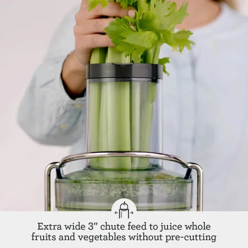 Miniatura 5 de Breville The Juice Fountain Exprimidor centrífugo frío, RM-BJE430SIL, plata (certificado remanufacturado)