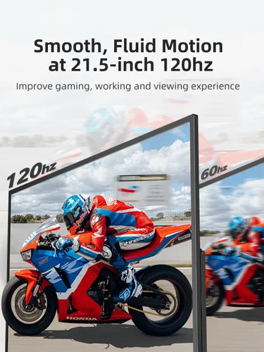 Miniatura 3 de QLED - Monitor portátil dual de 23.8" 100Hz FHD 1080P apilable – Pantallas verticales duales de 125% sRGB para codificación/juegos/trading, extensor