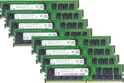 Miniatura 10 de Timetec Hynix Original 32 GB DDR4 2666 MHz PC4-21300 Registrado ECC 1.2V CL19 2Rx4 Dual Rank 288 Pin RDIMM memoria RAM módulo actualización (32 GB)