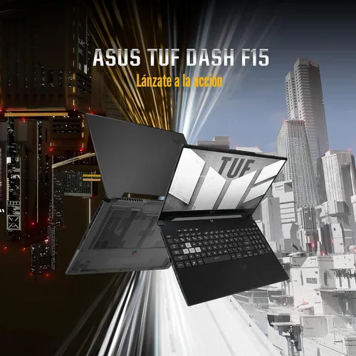 Miniatura 11 de ASUS TUF Dash 15 (2022) Laptop para juegos, pantalla FHD de 15.6 pulgadas 144Hz, Intel Core i7-12650H, GeForce RTX 3050 Ti, 16 GB DDR5, 512 GB SSD