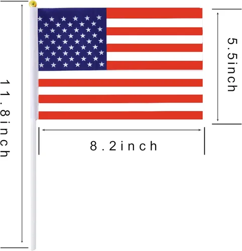 Miniatura 2 de Bandera internacional de 50 países, mini banderines nacionales de mano en palo, decoraciones de fiesta para desfiles, olímpicos, mundiales, bares