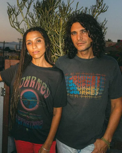 Miniatura 3 de Camiseta vintage Journey Born to Sing The Blues